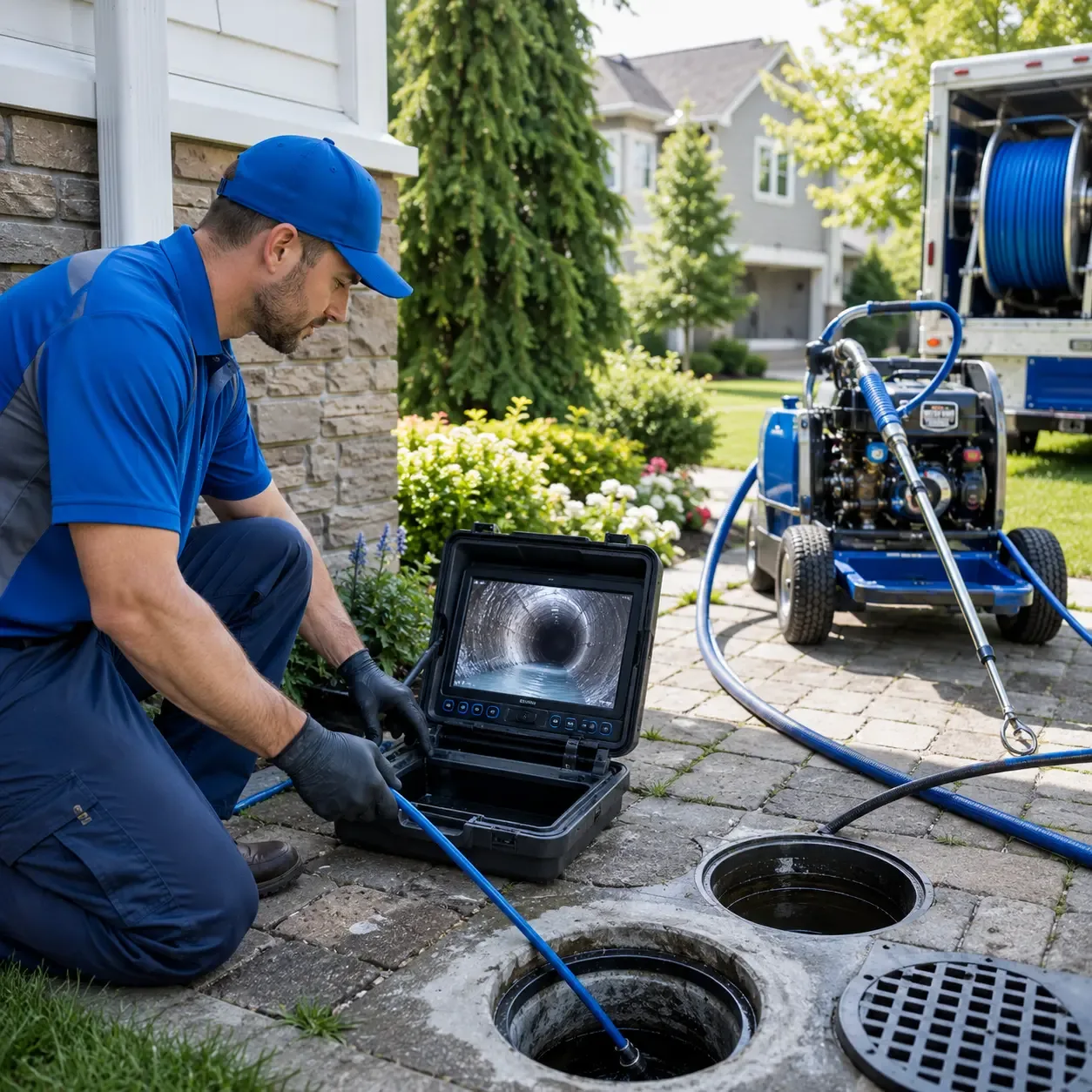 Outdoor drain cleaning professionals serving Ashcamp, KY